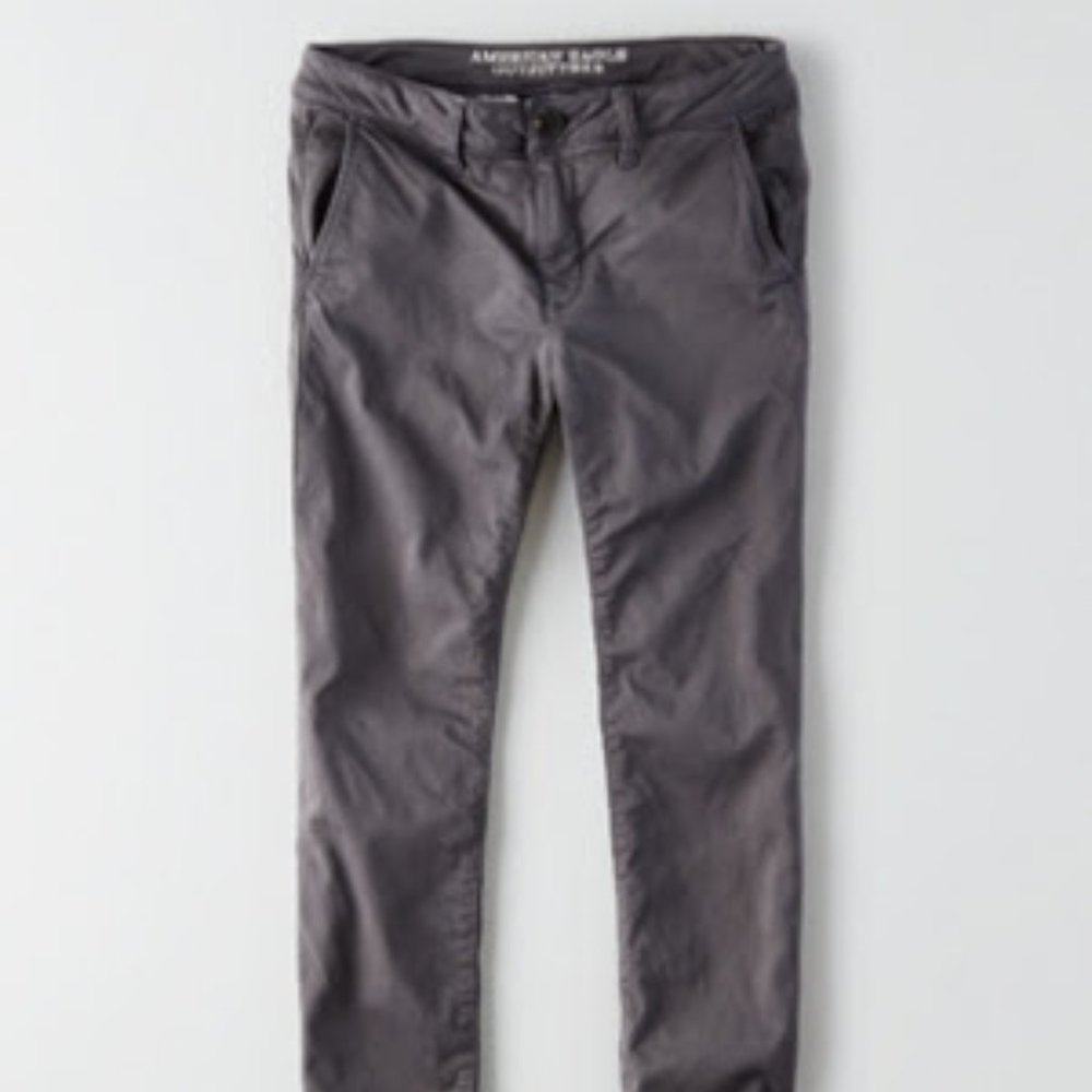 AE Gray Skinny Pant (Long)